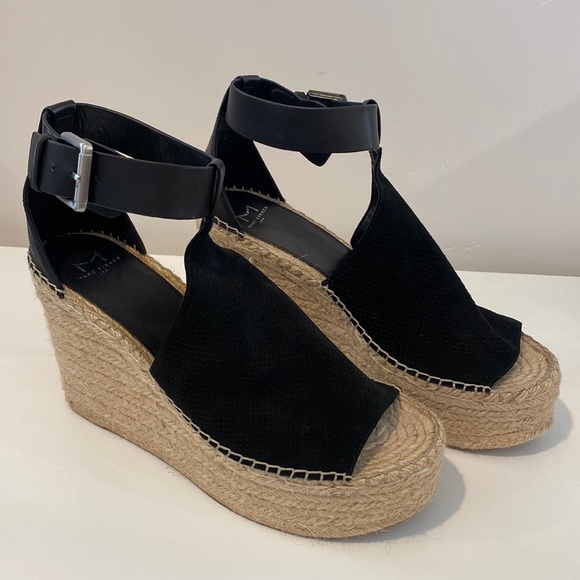 New Marc Fisher wedge espadrille ankle strap size 10 - Picture 1 of 11